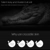 Crocodile leather men's dual-use crossbody bag horizontal men's multi grid multi-layer business bag