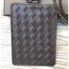 New genuine leather ID card holder, sheepskin woven chest card holder, hanging rope access card, work ID card holder, high-end employee ID card holder, hanging neck BV woven work ID card holder, hanging neck ID card holder, genuine leather chest card multifunctional ID card holder