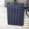 New genuine leather ID card holder, sheepskin woven chest card holder, hanging rope access card, work ID card holder, high-end employee ID card holder, hanging neck BV woven work ID card holder, hanging neck ID card holder, genuine leather chest card multifunctional ID card holder